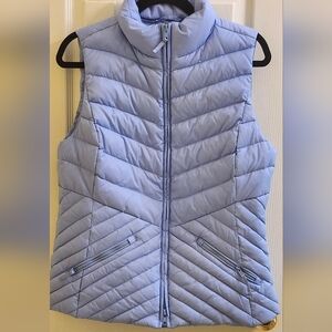 Talbots Light Blue Quilted Vest